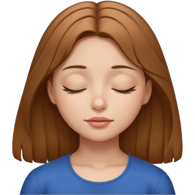 Kapalı kız suratı emoji