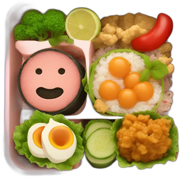 vegan bento box emoji