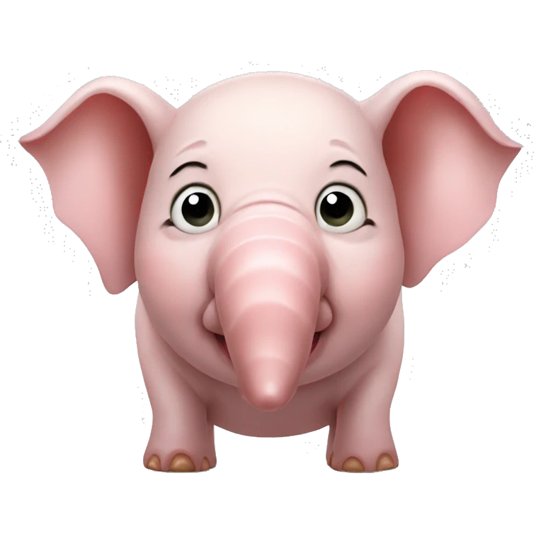 Pig elephant  emoji