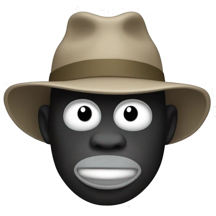 Dummy hat on gorilla  emoji