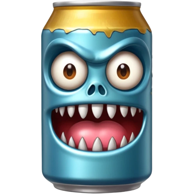 Cannette monster emoji