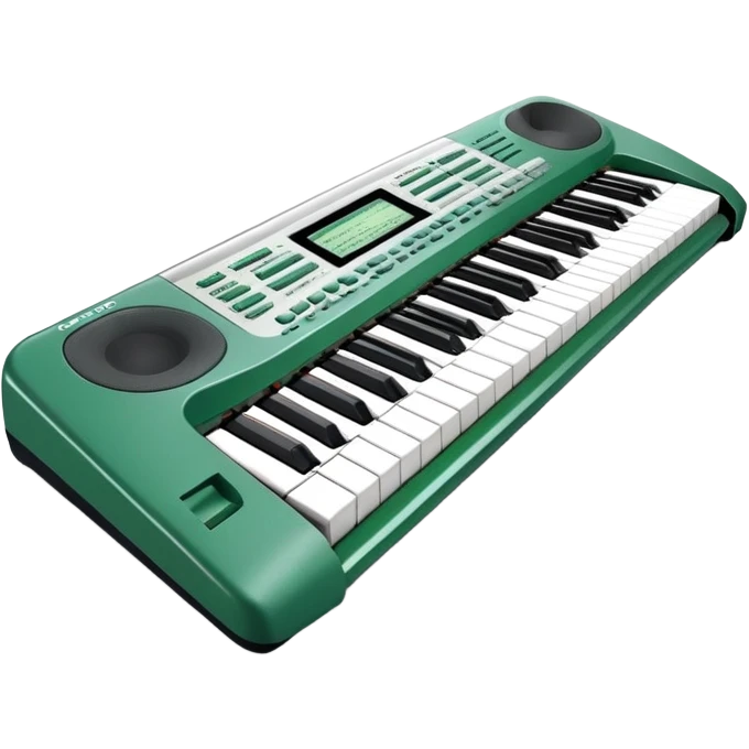 green synthesizer (casio ctk-900) emoji