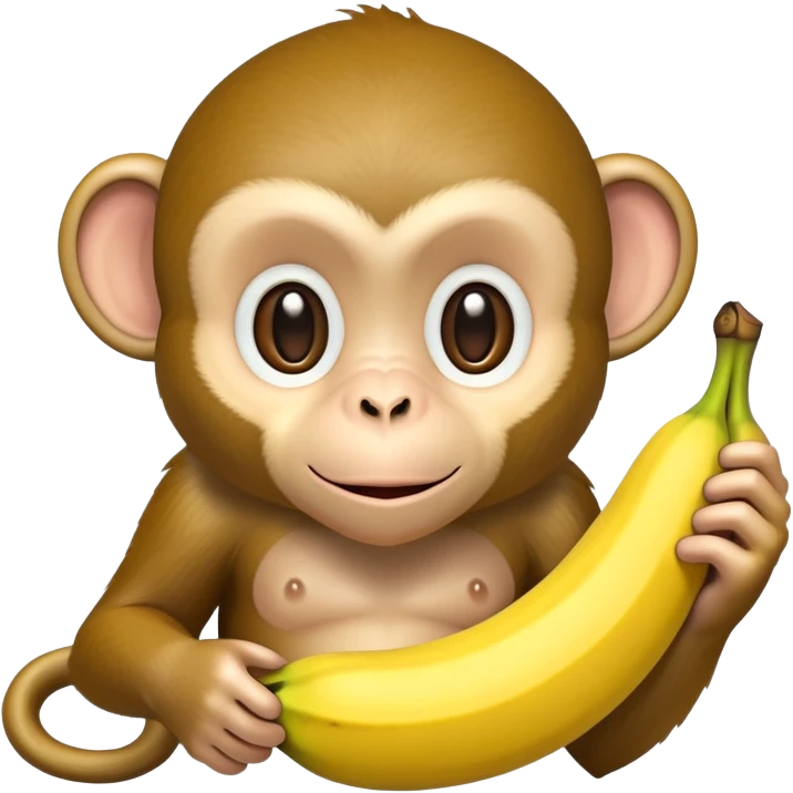 banana e scimmia emoji