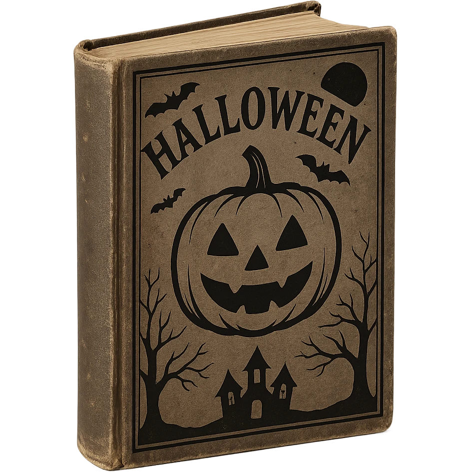 Halloween book, remove background emoji