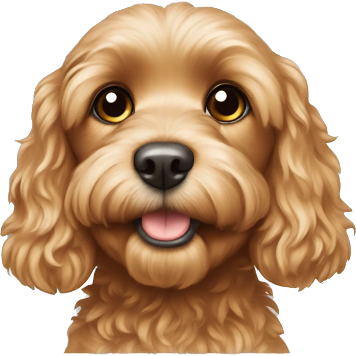 Golden Cavoodle  emoji