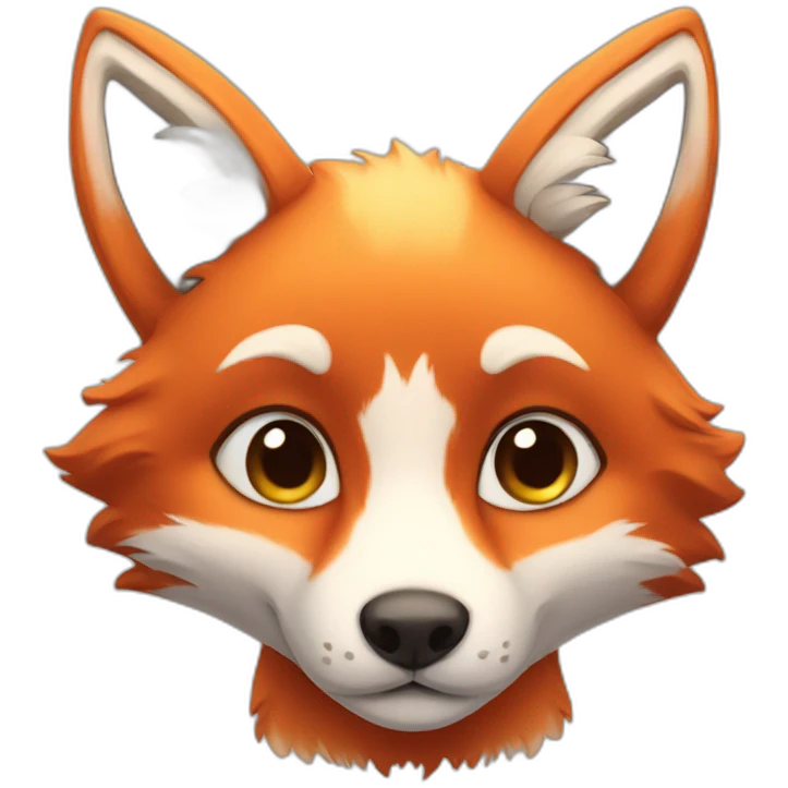 Cute fox emoji