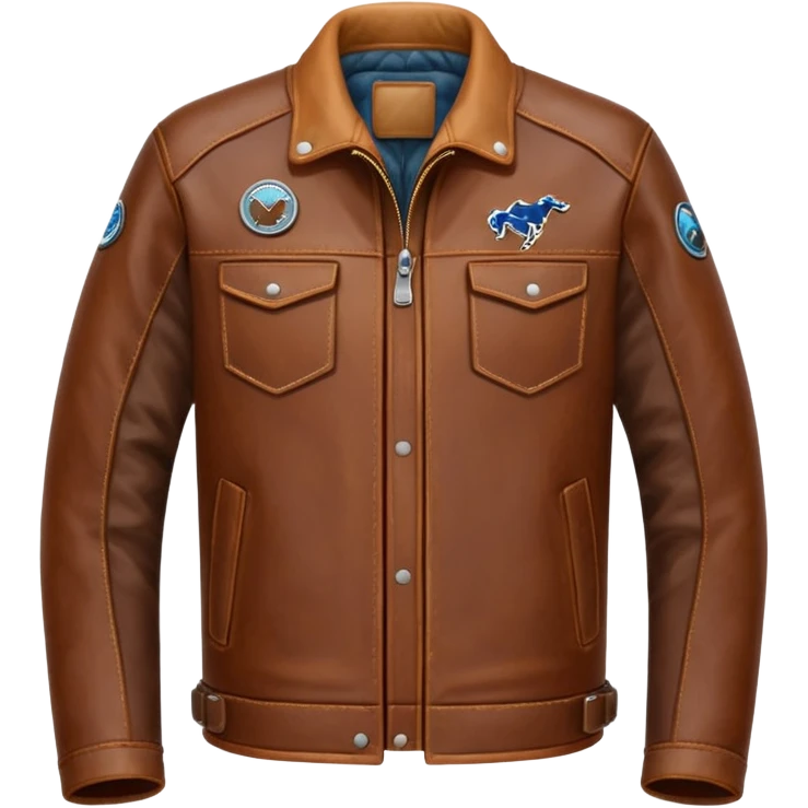 Mustang jacket emoji