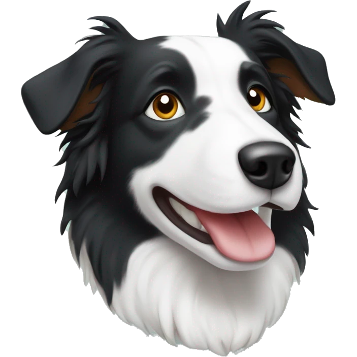 Border collie Christmas  emoji