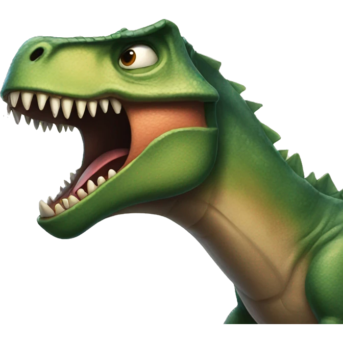 angry dinosaur emoji