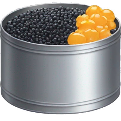 Caviar tin emoji