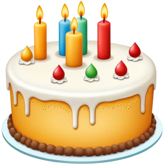 Um bolo de aniversário com o nome Dinis  emoji