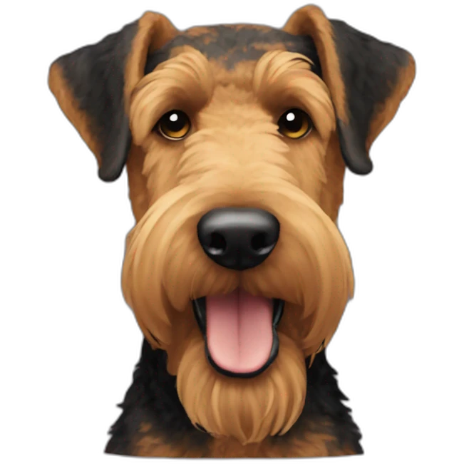 Airedale emoji