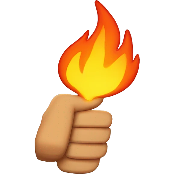 Fire thumbs up  emoji