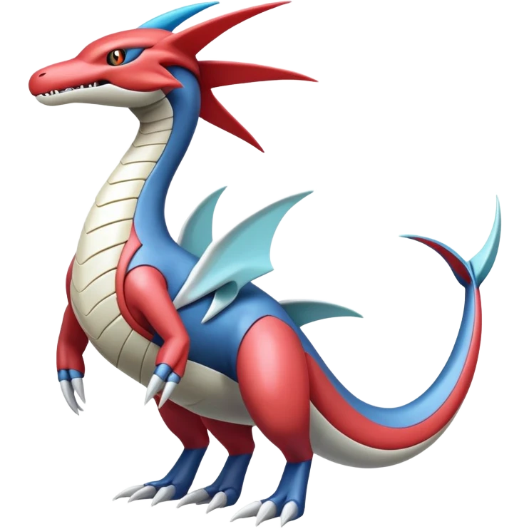 Milotic-Latias-Kyurem-Garchomp-Fakémon-hybrid-creature (full body)  emoji