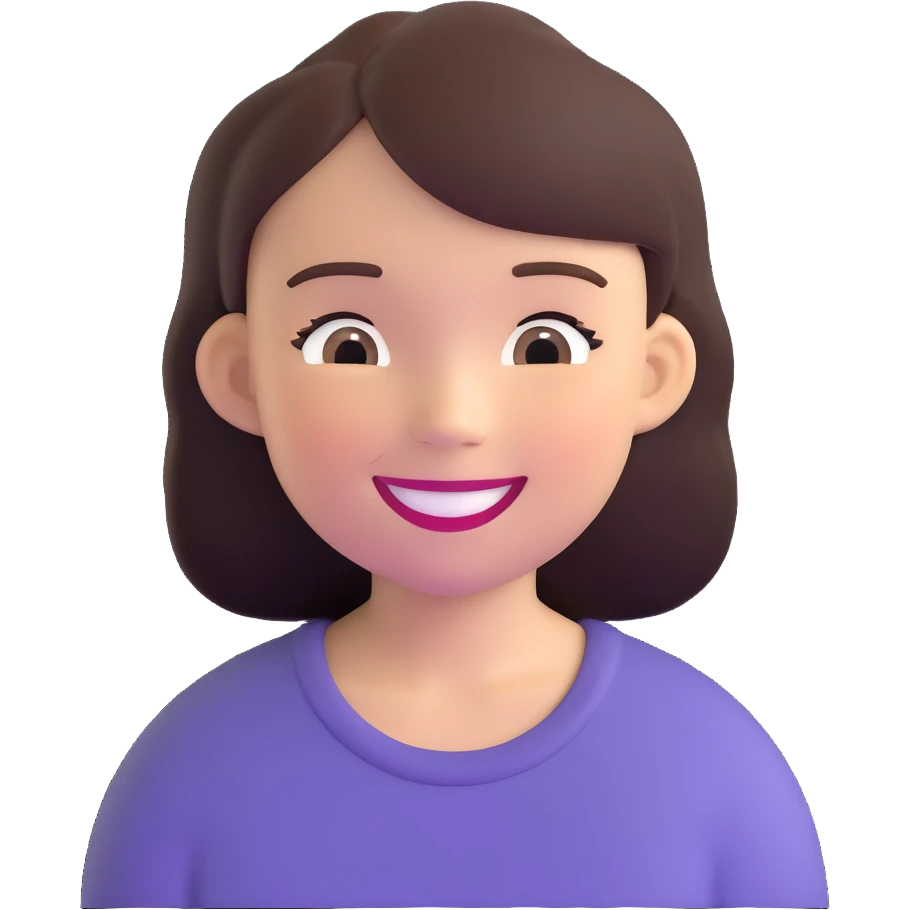 smiling girl emoji