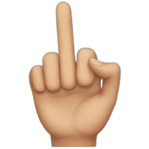 Finger ppinting someone emoji