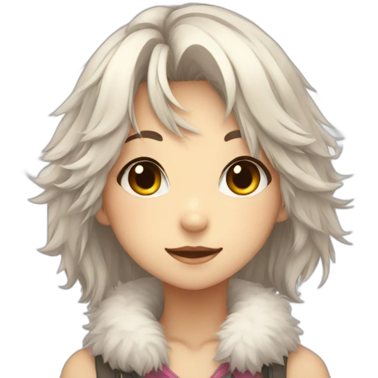 cute furry anime girl emoji