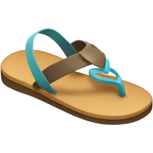 Holding a flip flop  emoji