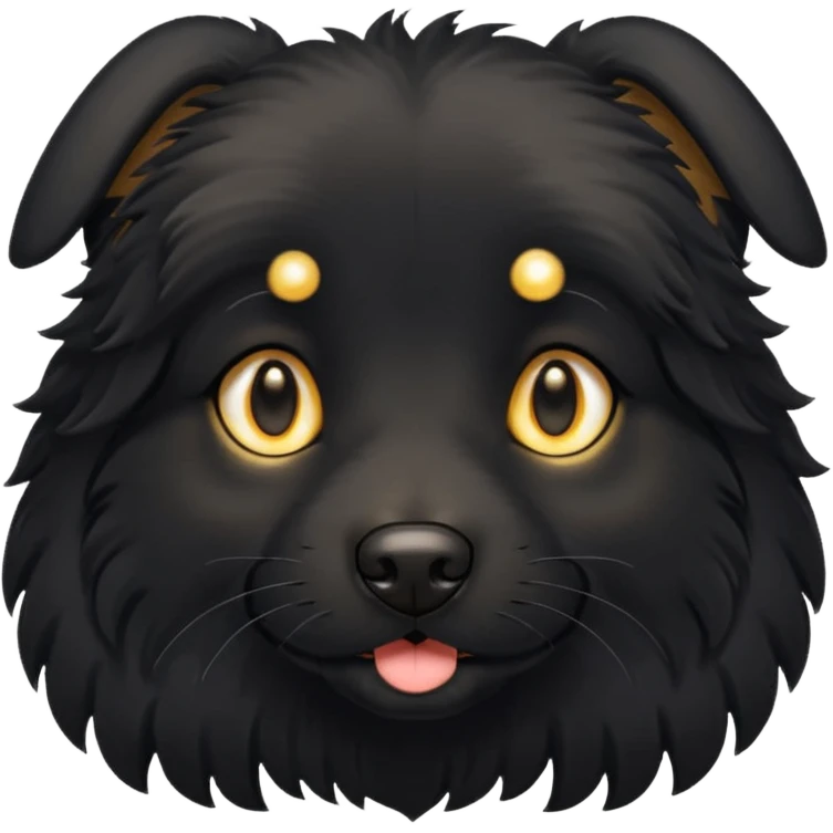 Cachorro preto emoji