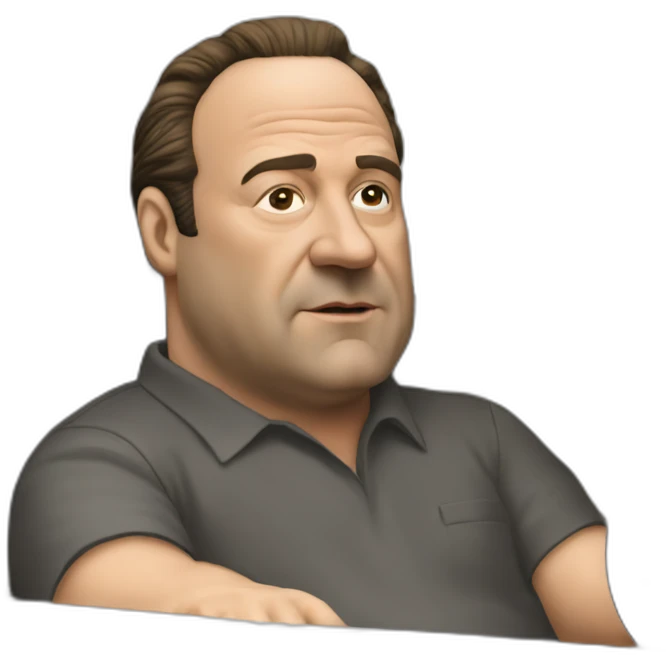 Tony soprano driving a car emoji