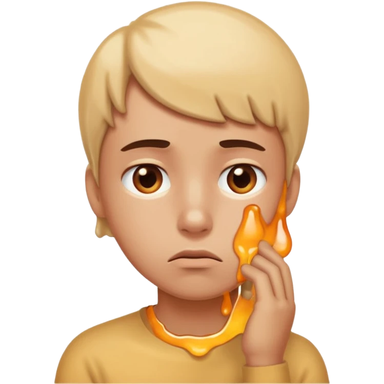 blud thinks about melting  emoji