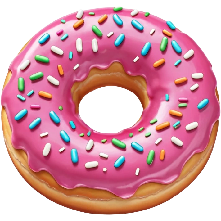 light pink donut emoji