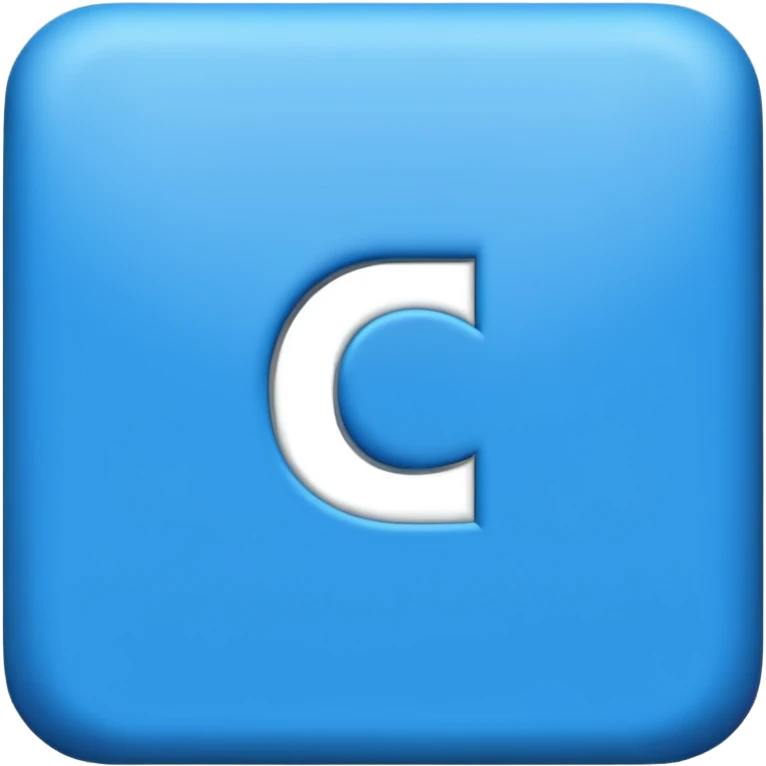 create capital letter  "FO" INSIDE THE BLUE COLOR SQUARE shape emoji