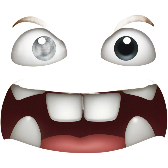 freaky and sad emoji emoji