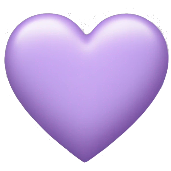 Pastel Purple Heart emoji