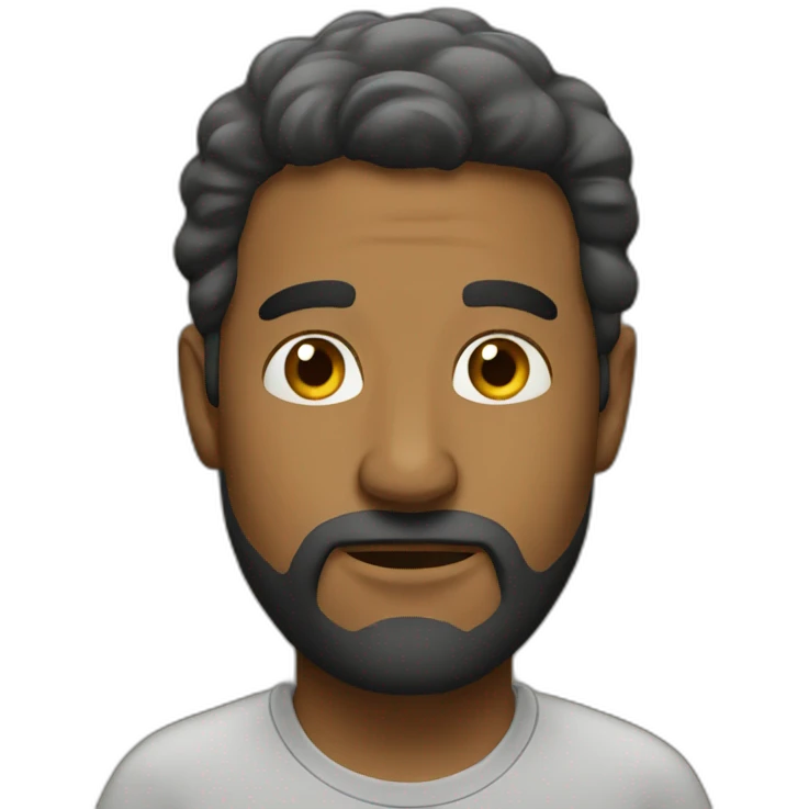 homem pensativo emoji