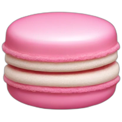 soft pink macaroon emoji