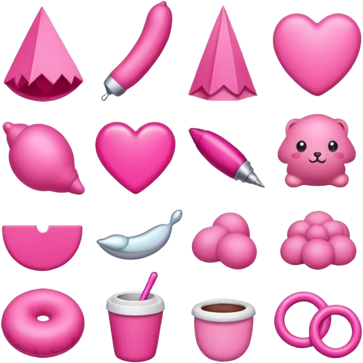 Pink cute things emoji