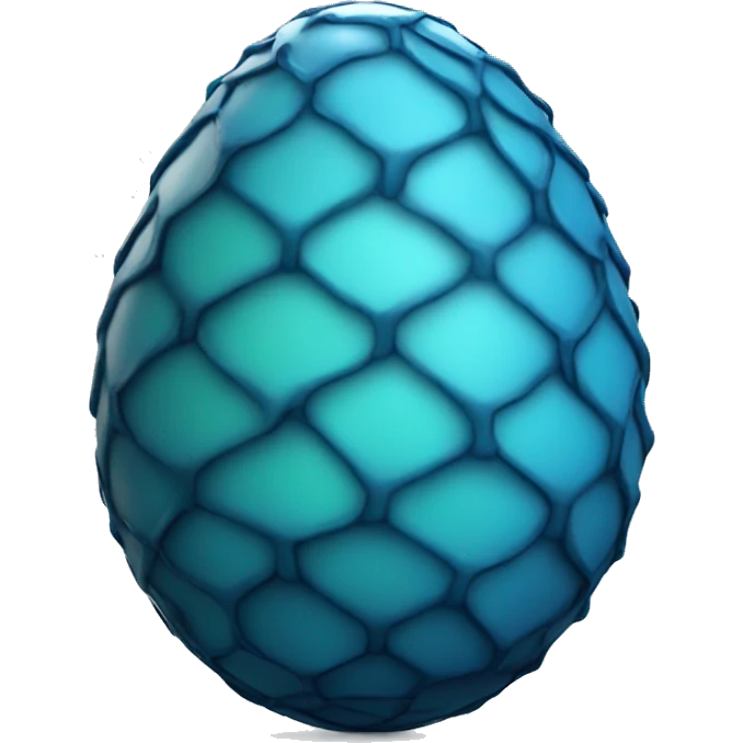 Blue dragon egg emoji