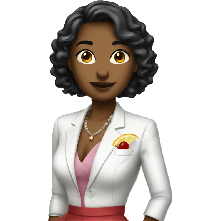 Cocktail hour girl funny emoji