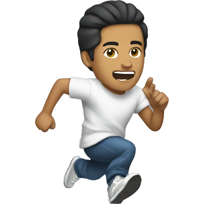 filipino-rapper running emoji