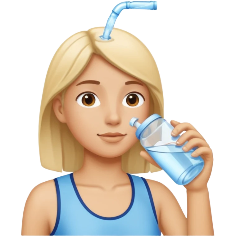 drinking water emoji