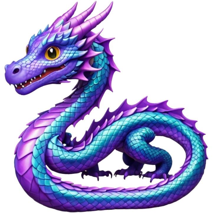 Dragon violet emoji