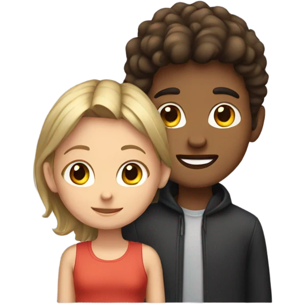 Girl and boy  emoji