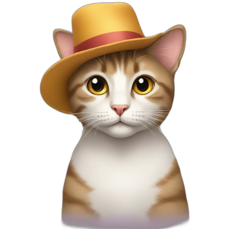 Cat with hat emoji