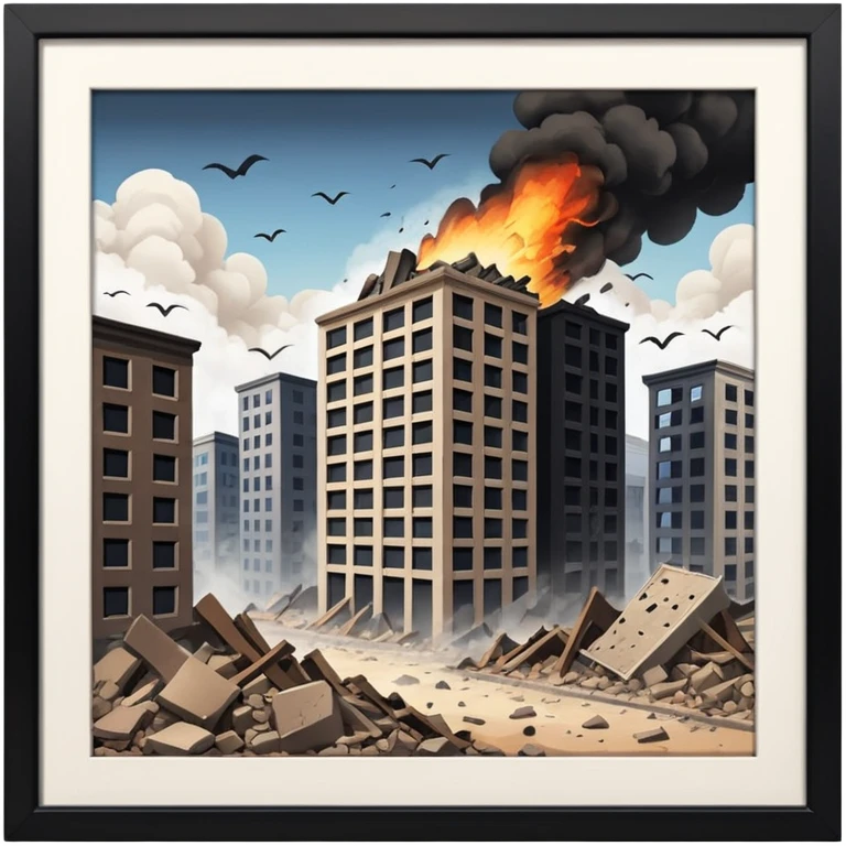 earthquake in city emoji