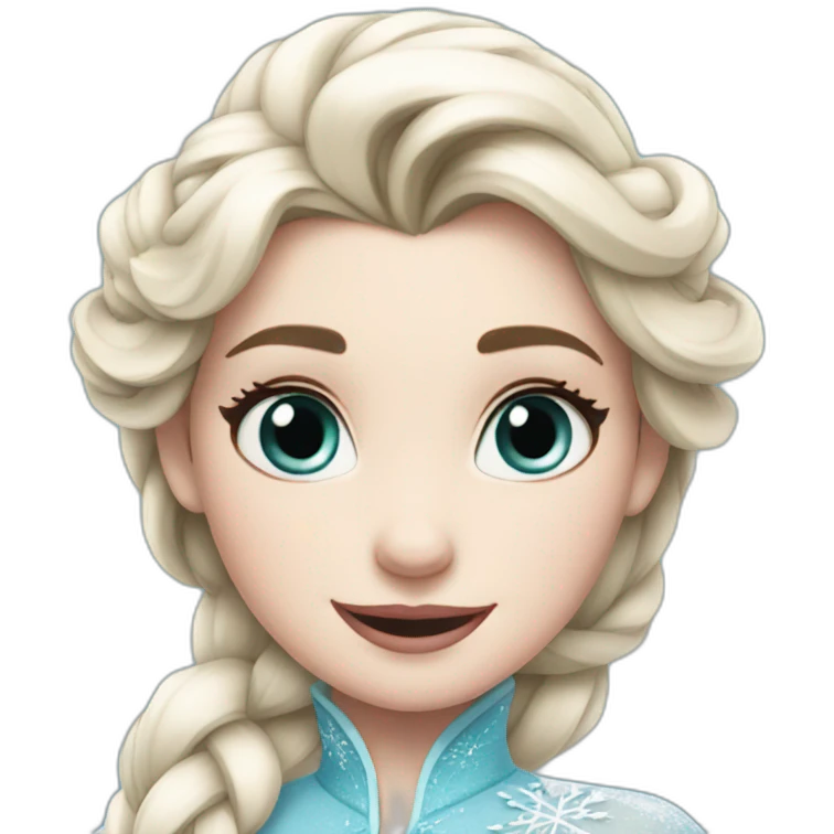 Elsa from Frozen emoji