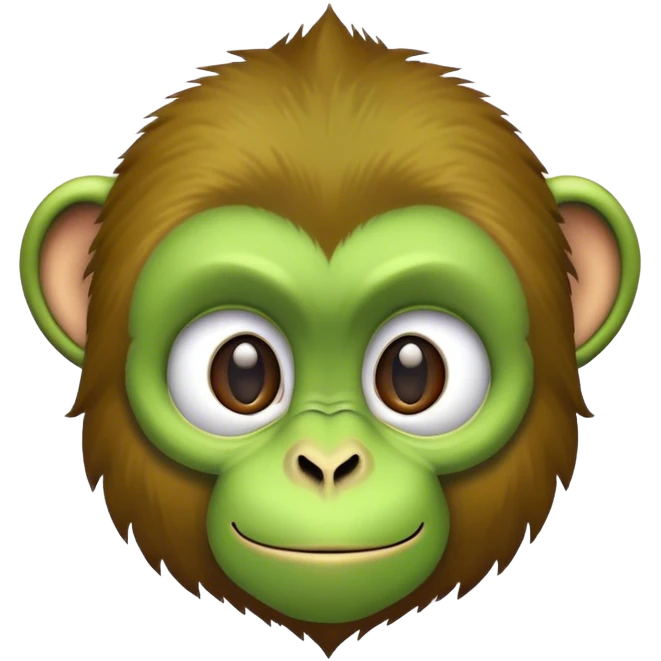 African green monkey emoji