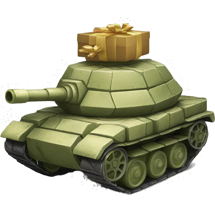 gift tortuga tanque animada emoji