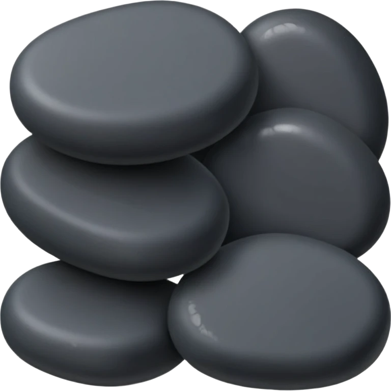 Spa stones for massage emoji