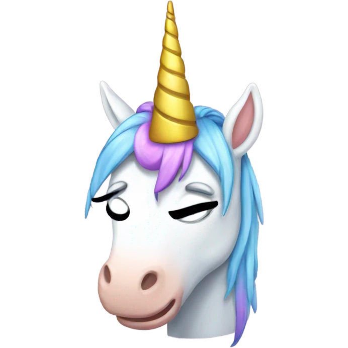 unicorn cry emoji