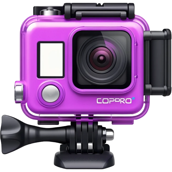 purple pink blue gopro emoji
