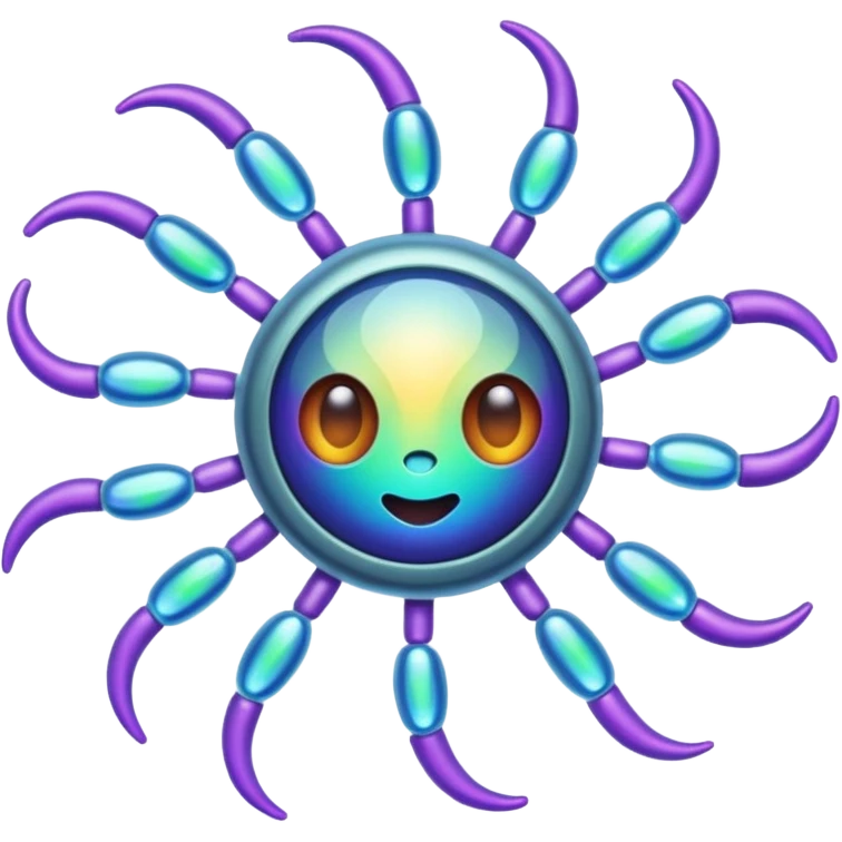  virus with many part emoji
