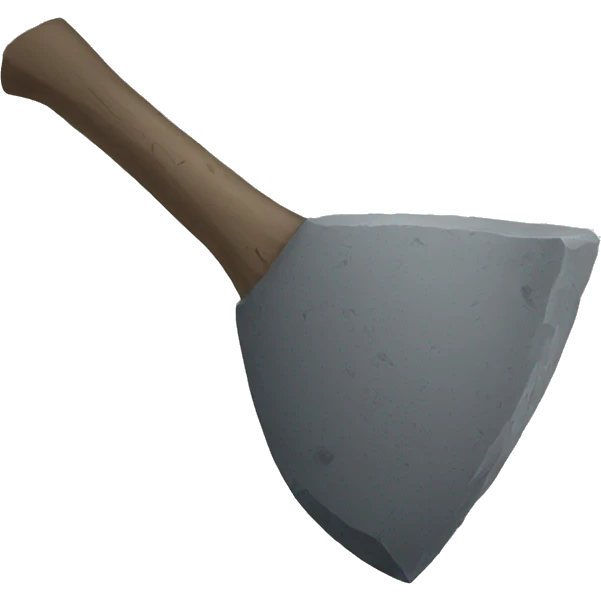 stone axe emoji