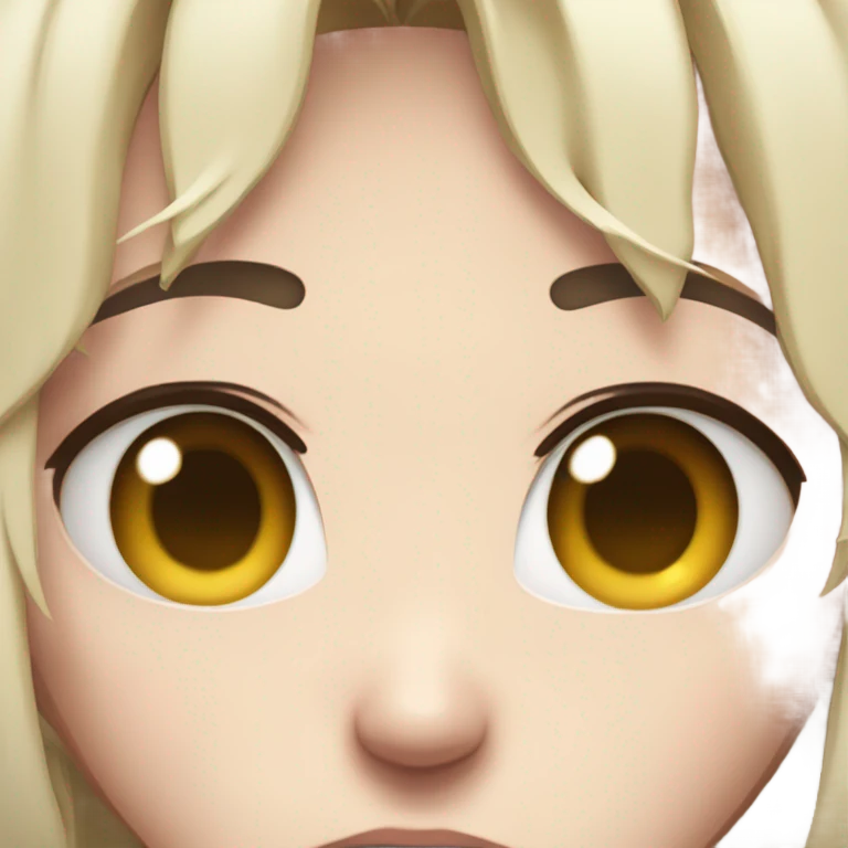 heart getting broken with a face anime style  emoji
