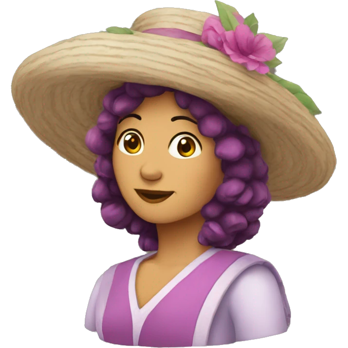 Berenjena voladora emoji
